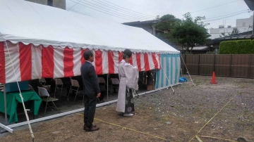 諏訪支店地鎮祭を執り行いました